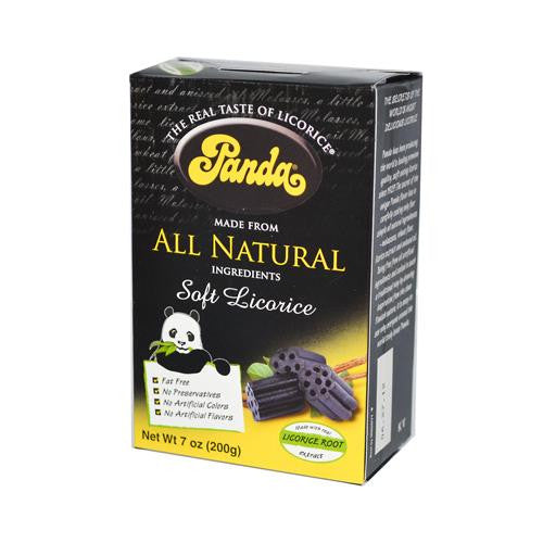 Panda Soft Licorice - 7 Oz - Case Of 12