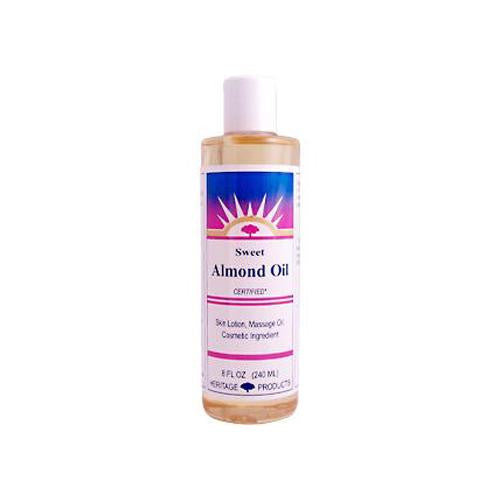 Heritage Products Sweet Almond Oil - 8 Fl Oz