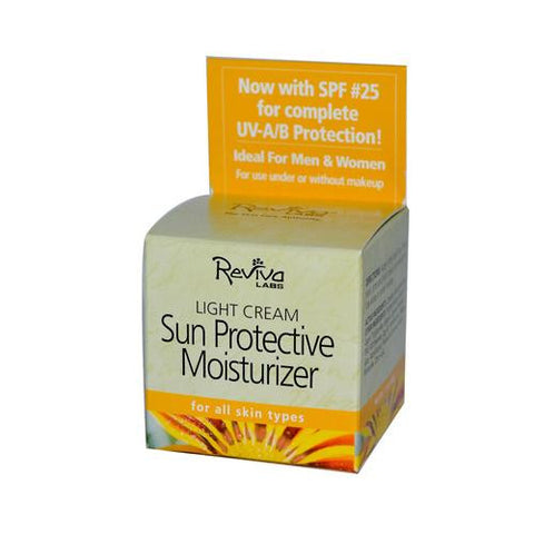 Reviva Labs Sun Protective Moisturizer Spf 25 - 1.5 Oz