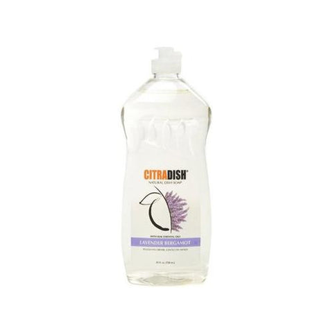 Citrasolv Natural Dish Soap - Lavender Bergamot - Case Of 12 - 25 Oz