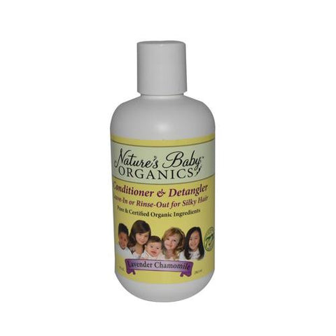 Nature's Baby Organics Conditioner And Detangler Lavender Chamomile - 8 Fl Oz