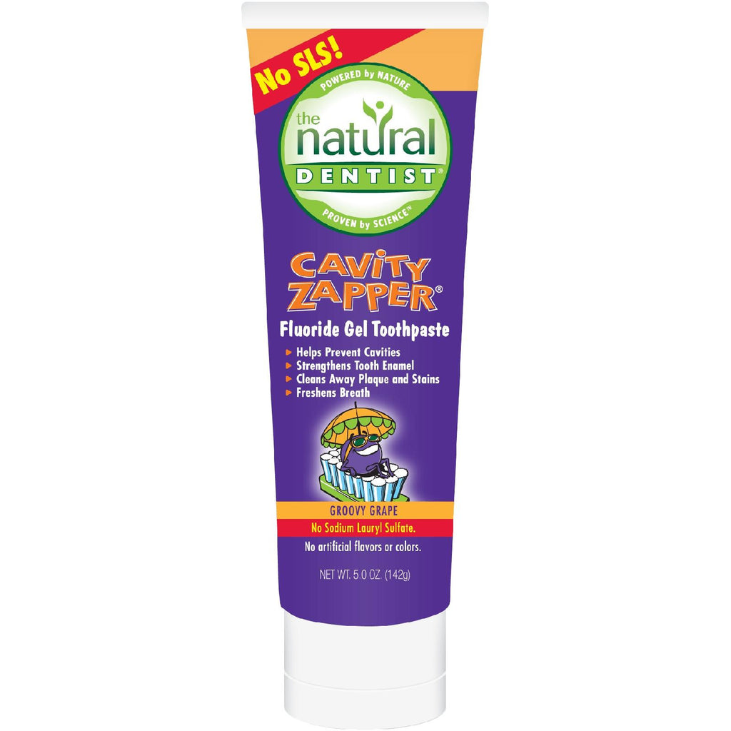 Natural Dentist Kids Cavity Zapper Toothpaste Buster Groovy Grape - 5 Oz