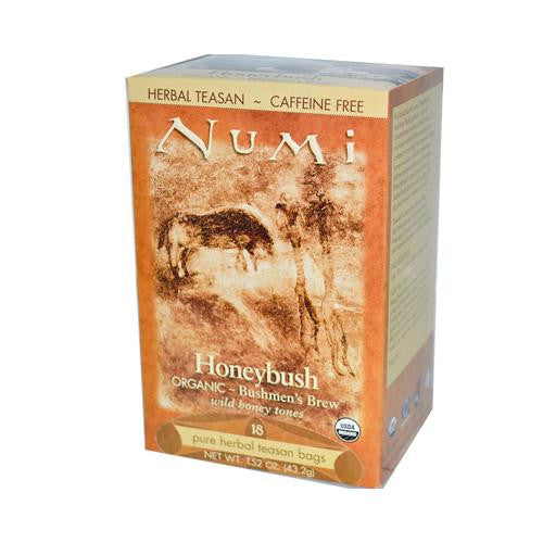 Numi Honeybush Bushman's Brew - 18 Tea Bags - Case Of 6