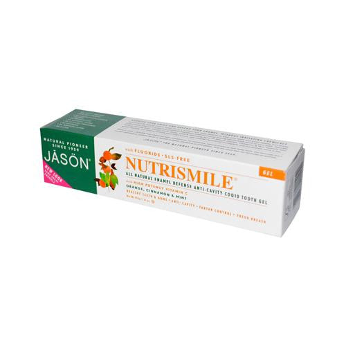 Jason Nutrismile Tooth Gel Orange Cinnamon Mint - 6 Oz