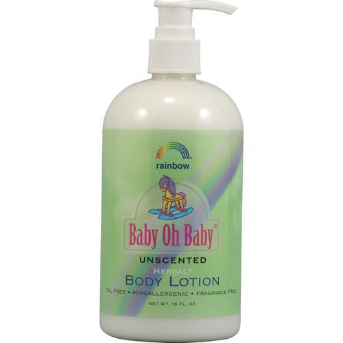 Rainbow Research Body Lotion - Herbal - Baby - Unscented - 16 Fl Oz