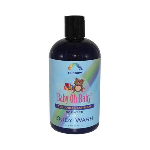 Rainbow Research Baby Oh Baby Organic Herbal Wash Colloidal Oatmeal Scented - 12 Fl Oz