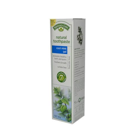 Nature's Gate Natural Toothpaste Gel Flouride Free Cool Mint - 5 Oz - Case Of 6