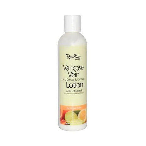 Reviva Labs Varicose And Deeper Spider Veins Lotion - 8 Fl Oz