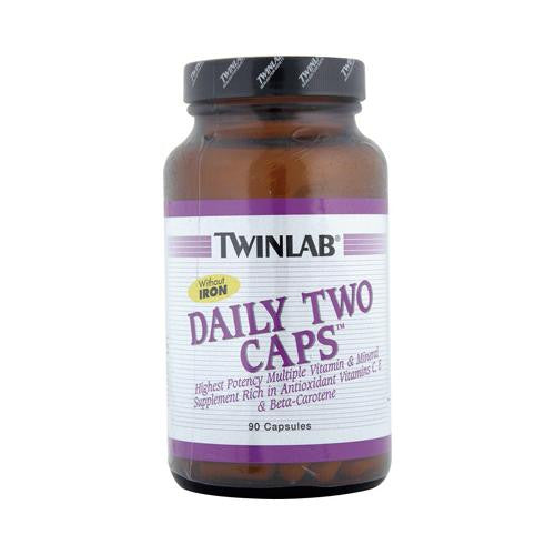 Twinlab Daily Two Caps Without Iron - 90 Capsules