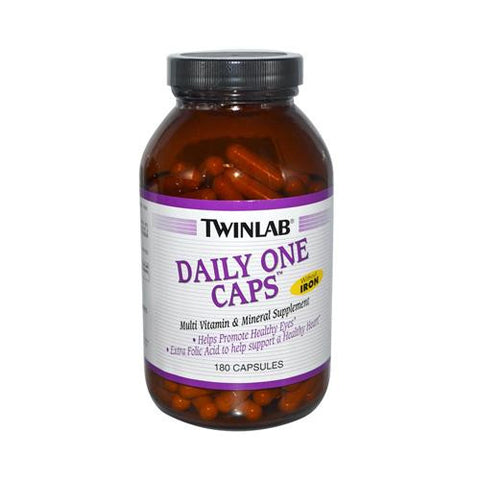 Twinlab Daily One Caps Without Iron - 180 Capsules