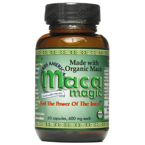 Maca Magic - Organic - 600 Mg - 60 Capsules