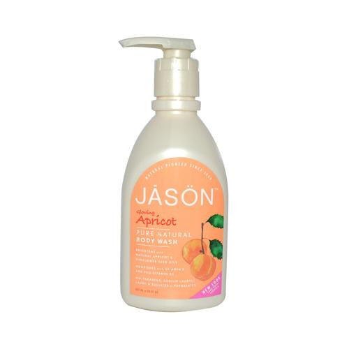 Jason Satin Shower Body Wash Apricot - 30 Fl Oz