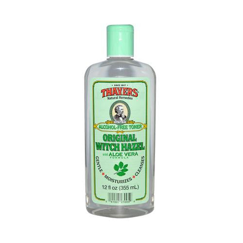 Thayers Witch Hazel With Aloe Vera Original Alcohol Free - 12 Fl Oz