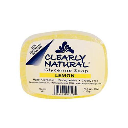 Clearly Natural Glycerine Bar Soap Lemon - 4 Oz