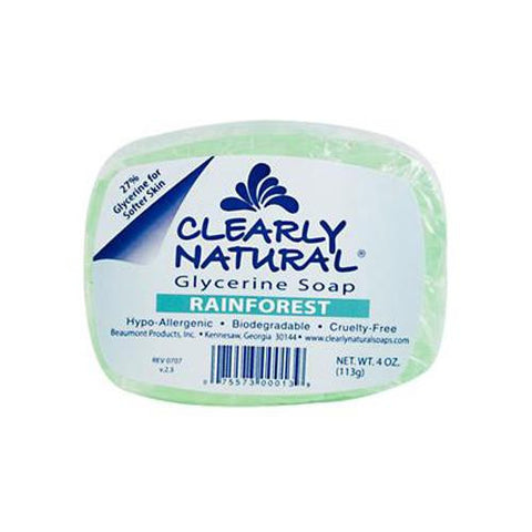 Clearly Natural Glycerine Bar Soap Rainforest - 4 Oz