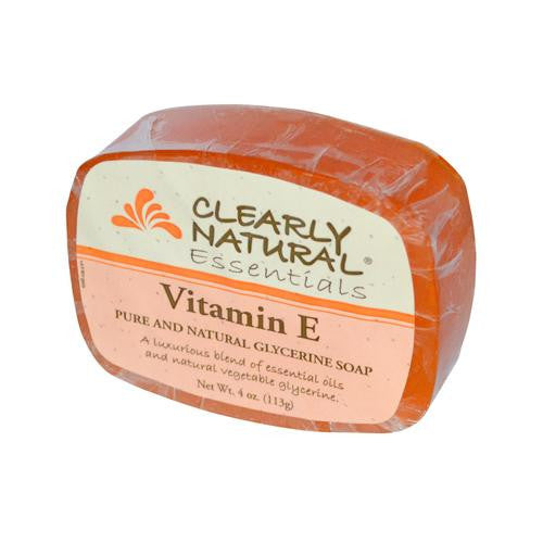 Clearly Natural Glycerine Bar Soap Vitamin E - 4 Oz