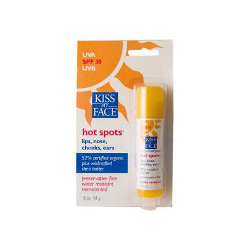 Kiss My Face Sun Care Hotspots Spf 30 - 0.5 Fl Oz - Case Of 6