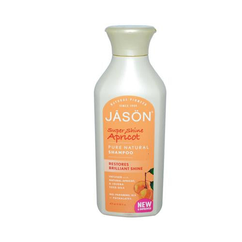 Jason Super Shine Natural Shampoo Apricot - 16 Fl Oz