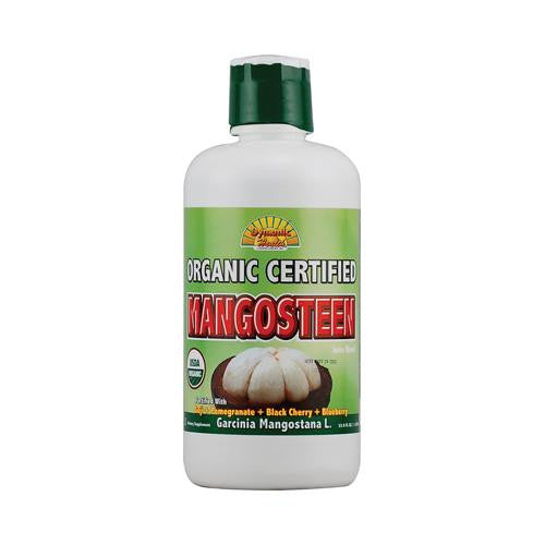 Dynamic Health Organic Certified Mangosteen Juice Blend - 33.8 Fl Oz