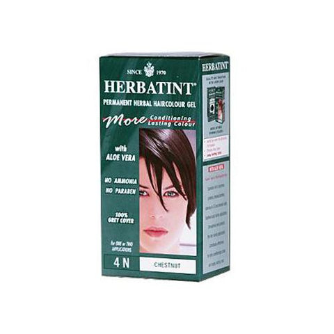 Herbatint Permanent Herbal Haircolour Gel 4n Chestnut - 135 Ml