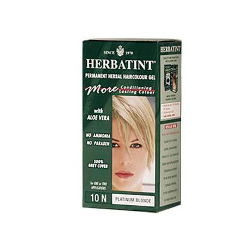 Herbatint Permanent Herbal Haircolour Gel 10n Platinum Blonde - 135 Ml