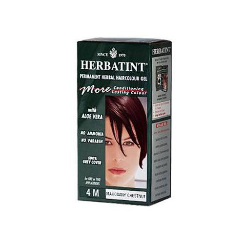 Herbatint Permanent Herbal Haircolour Gel 4m Mahogany Chestnut - 135 Ml