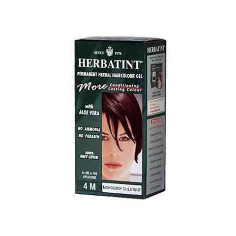 Herbatint Permanent Herbal Haircolour Gel 4m Mahogany Chestnut - 135 Ml