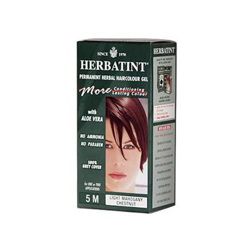 Herbatint Permanent Herbal Haircolour Gel 5m Light Mahogany Chestnut - 135 Ml