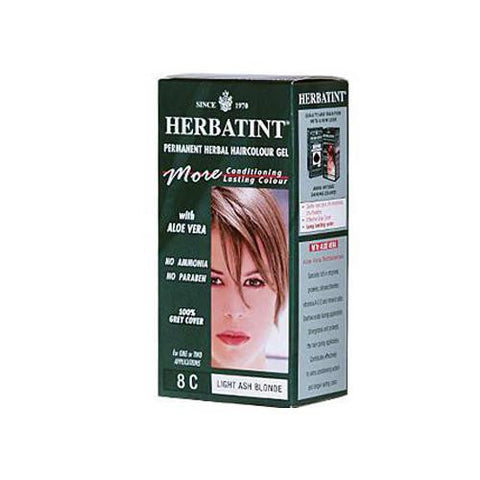 Herbatint Permanent Herbal Haircolour Gel 8c Light Ash Blonde - 135 Ml