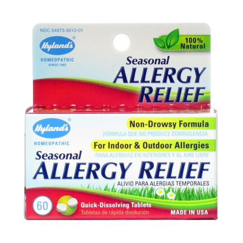 Hylands Homepathic Seasonal Allergy Relief - 60 Tablets