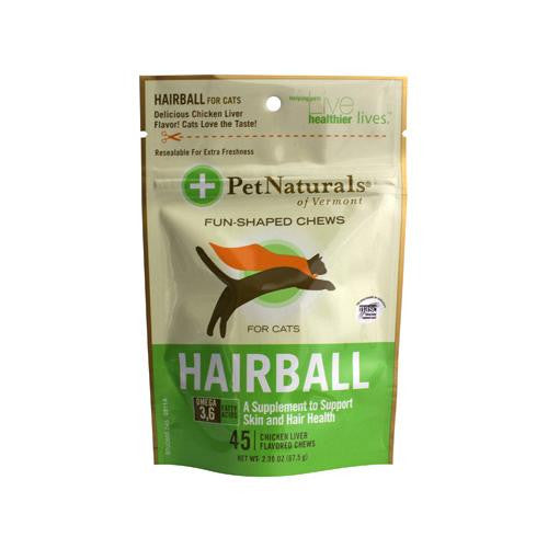 Pet Naturals Of Vermont Hairball Prevention For Cats Chicken Liver - 45 Soft Chews