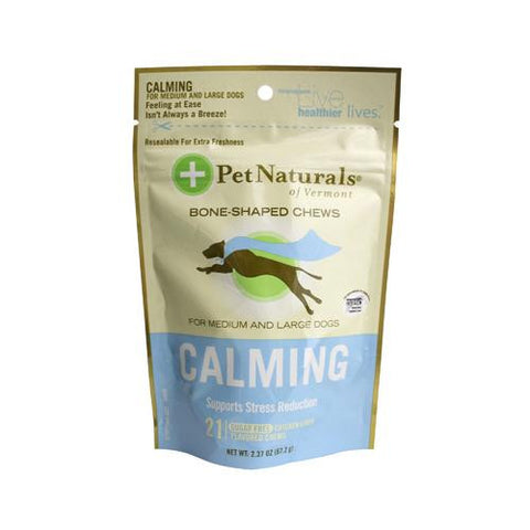 Pet Naturals Of Vermont Calming For Medium And Large Dogs Chicken Liver - 21 Soft Chews