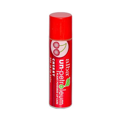 Alba Un-petroleum Lip Balm With Spf 18 Cherry - 0.15 Oz - Case Of 24