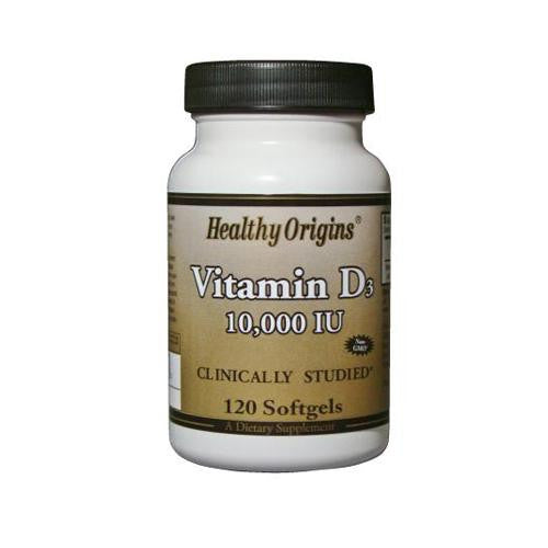 Healthy Origins Vitamin D3 - 10000 Iu - 120 Softgels