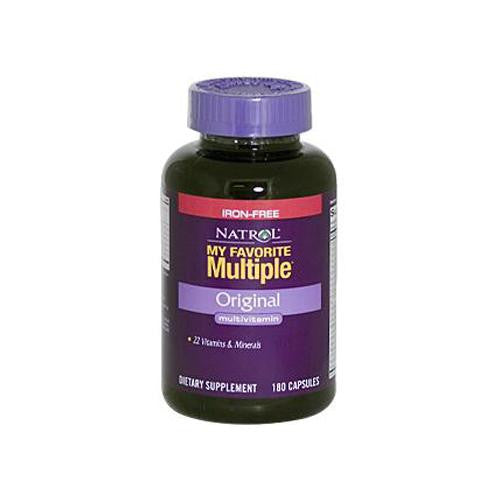 Natrol My Favorite Multiple Original Iron-free - 180 Capsules