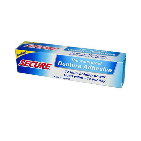 Secure Denture Adhesive - 1.4 Oz