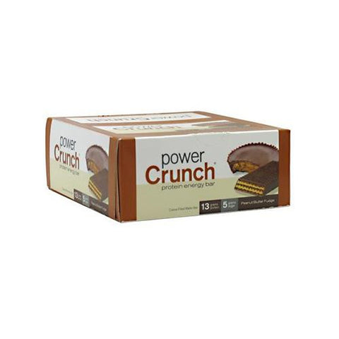 Power Crunch Bar - Peanut Butter Fudge - Case Of 12 - 1.4 Oz