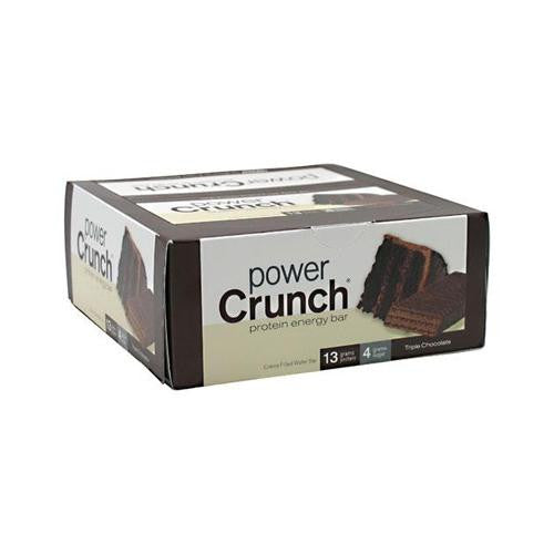 Power Crunch Bar - Triple Chocolate - Case Of 12 - 1.4 Oz