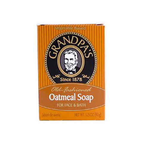 Grandpa's Oatmeal Bar Soap For Face And Bath - 3.25 Oz