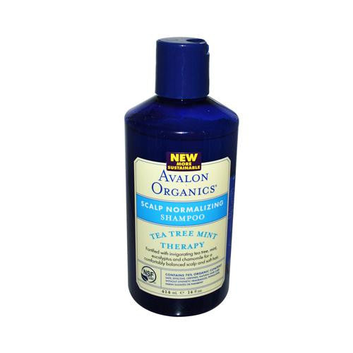 Avalon Organics Scalp Normalizing Shampoo Tea Tree Mint Therapy - 14 Fl Oz