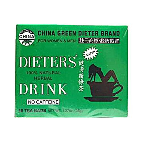 Uncle Lee's China Green Dieters Tea Dieter's Drink - 18 Tea Bags