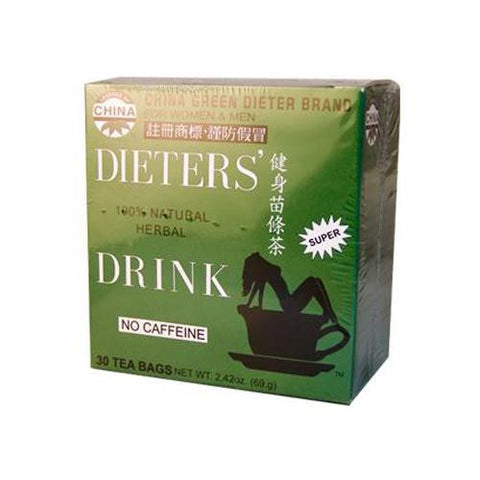 Uncle Lee's China Green Dieters Tea Caffeine Free - 30 Tea Bags