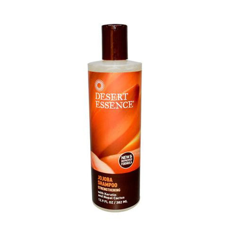 Desert Essence Jojoba Shampoo Strengthening With Keratin And Prickly Pear - 12.9 Fl Oz