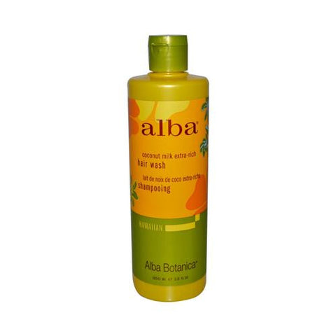 Alba Botanica Natural Hawaiian Shampoo Drink It Up Coconut Milk - 12 Fl Oz