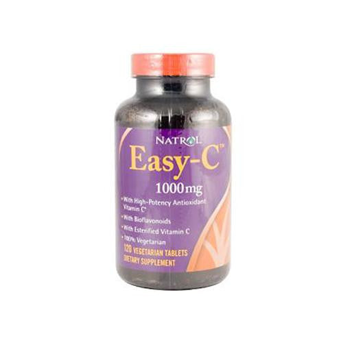 Natrol Easy C With Bioflavinoids - 1000 Mg - 120 Tablets