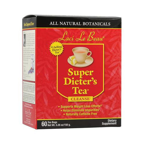 Laci Le Beau Super Dieter's Tea All Natural Botanicals - 60 Tea Bags