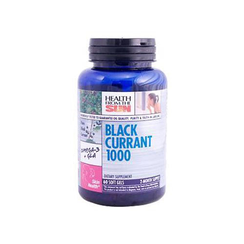 Health From The Sun Black Currant Oil - 1000 Mg - 60 Softgels