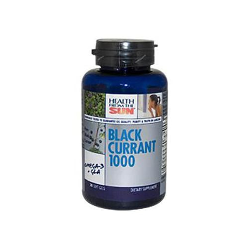 Health From The Sun Black Currant Oil - 1000 Mg - 30 Softgels