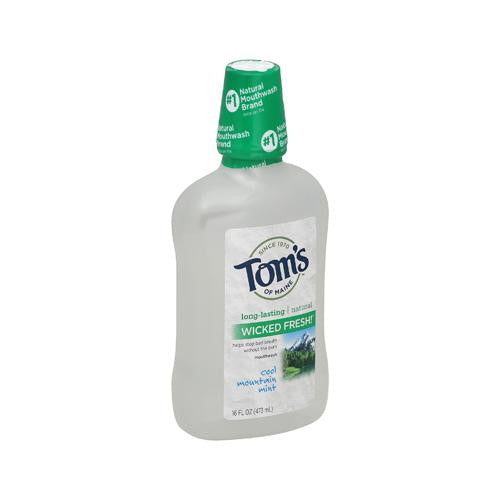 Tom's Of Maine Cool Mountain Mint Mouthwash - 16 Oz