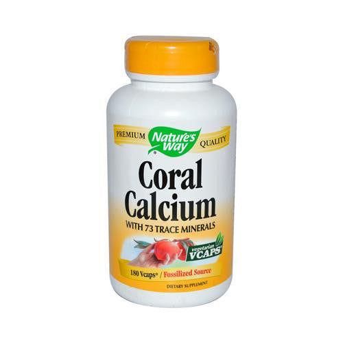 Nature's Way Coral Calcium With 73 Trace Minerals - 180 Vcaps